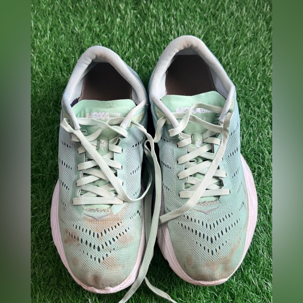 Hoka Women's Mach 2 Green‎ Running Shoes Size 7